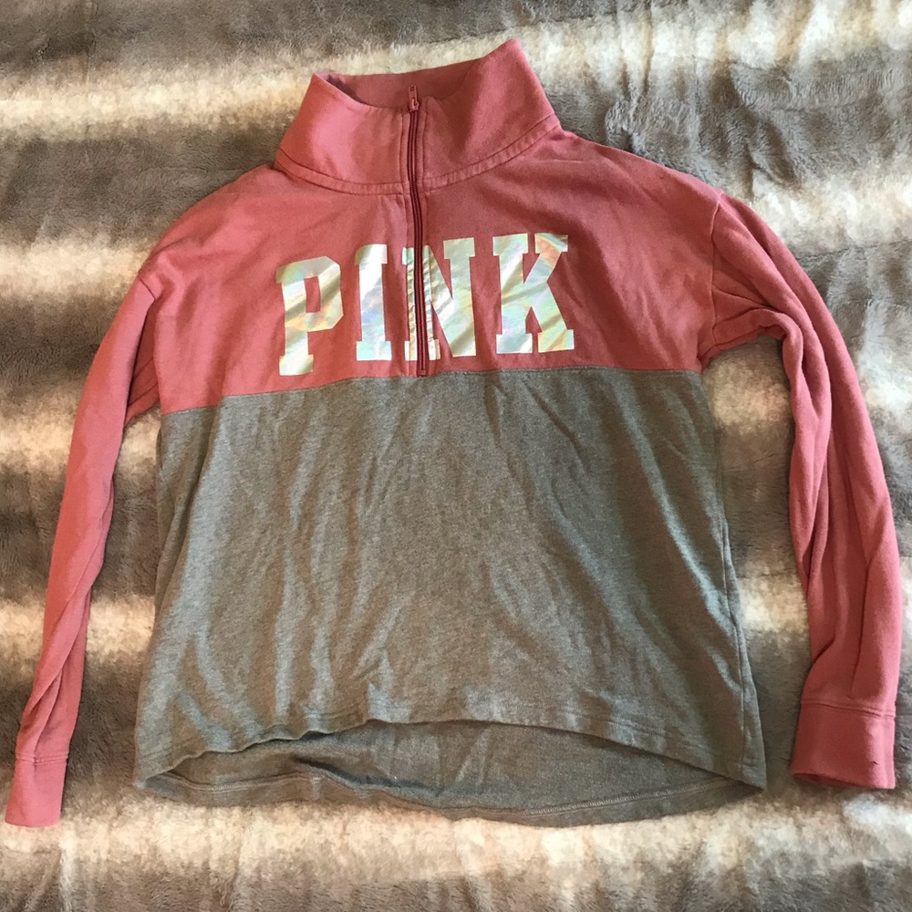 PINK quarter zip